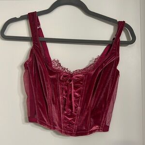 Corset crop top